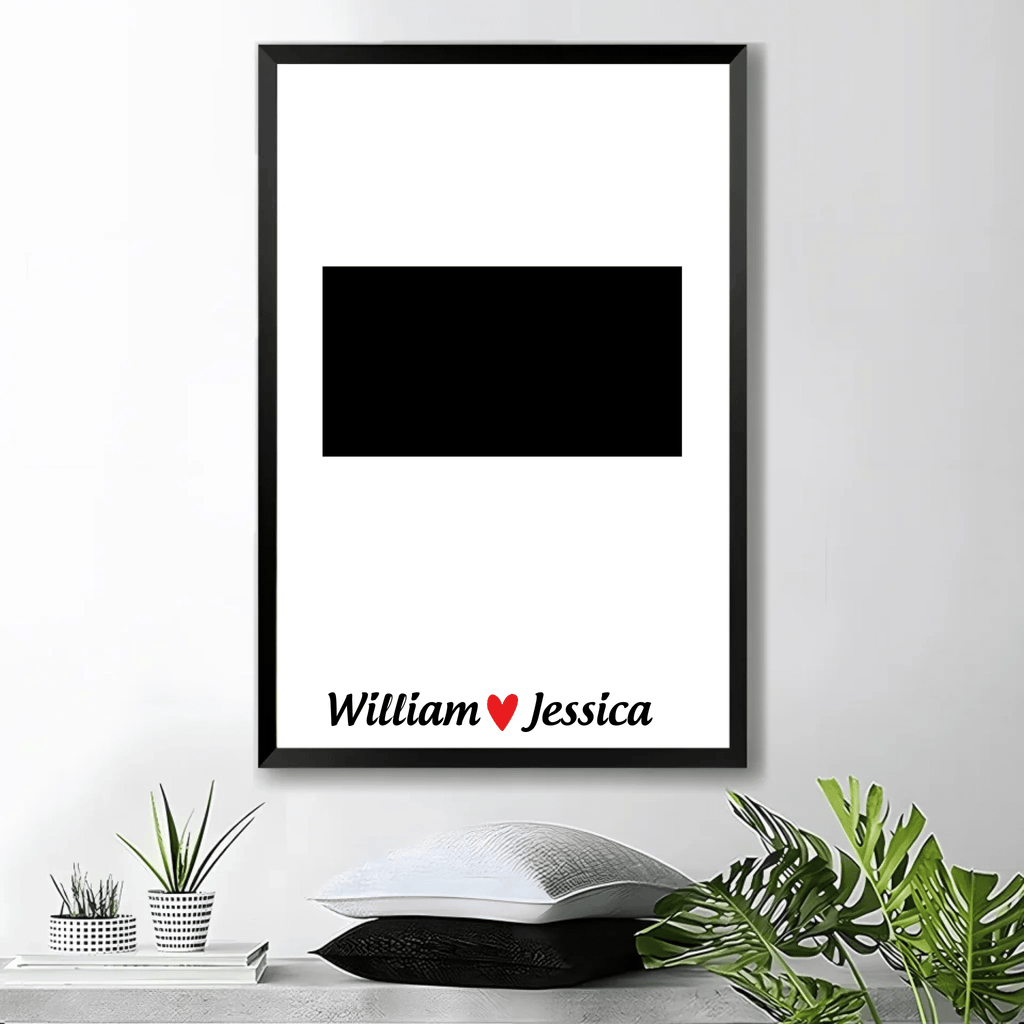 Custom name - Upload your personality photo - Poster & Canvas - Valentine's Day gift 761251 - DiyGiftly