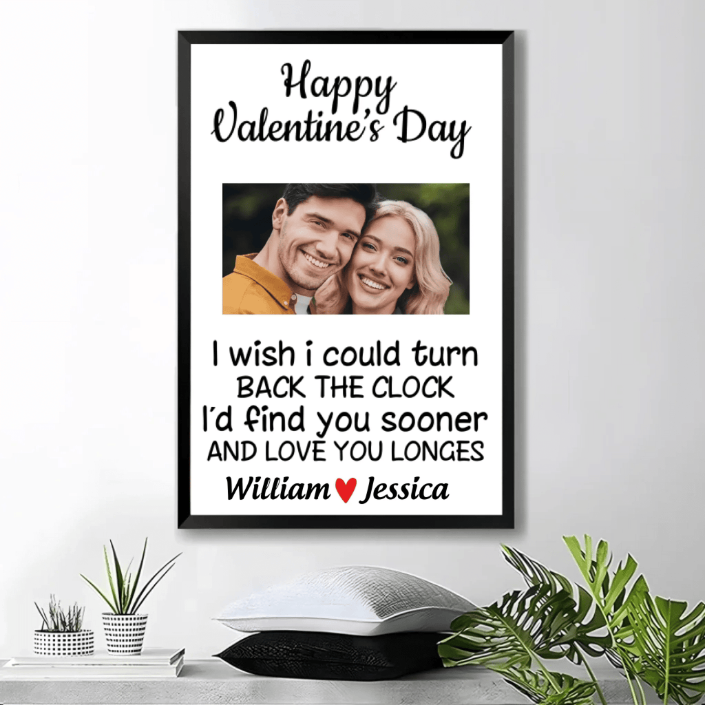 Custom name - Upload your personality photo - Poster & Canvas - Valentine's Day gift 761251 - DiyGiftly