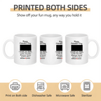 Custom name - Upload your personality photo - White mug - Valentine's Day gift 761177 - DiyGiftly
