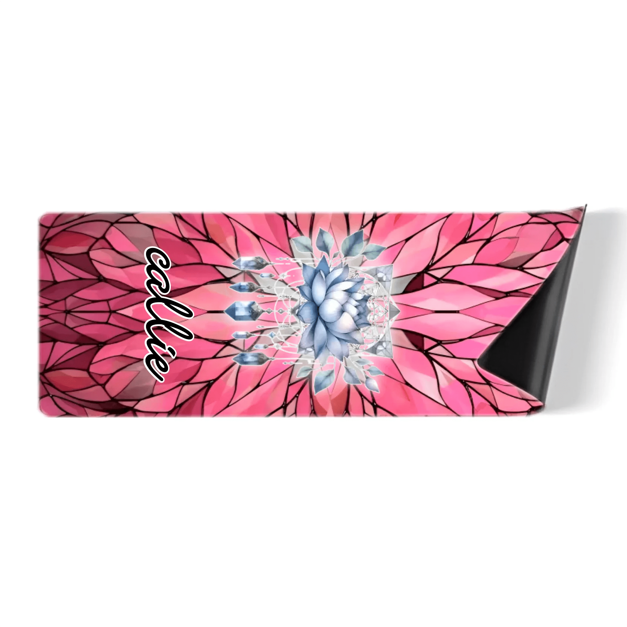 Custom Name Watercolor Lotus Flower Super Absorbent Runner Rug – Personalized Fitness and Yoga Mat, Non - Slip Sports Accessory, Perfect Birthday or Christmas Gift for Women 1032836 - DiyGiftly