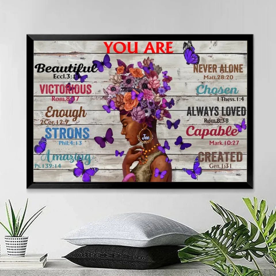 Custom Name You Are Canvas Or Poster 740635 - 743167 - DiyGiftly