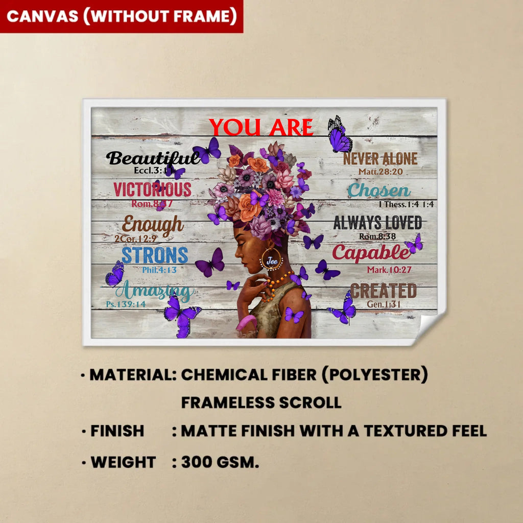 Custom Name You Are Canvas Or Poster 740635 - 743167 - DiyGiftly