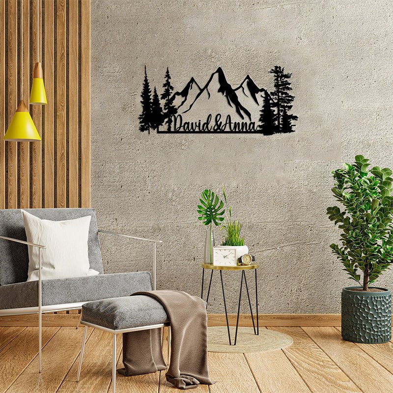 Custom Nature & Forest Alpine Metal Signs – Personalized Mountain Cabin Wall Art, Rustic Lodge Home Decoration, Outdoor Adventure Gift 99354368 - DiyGiftly