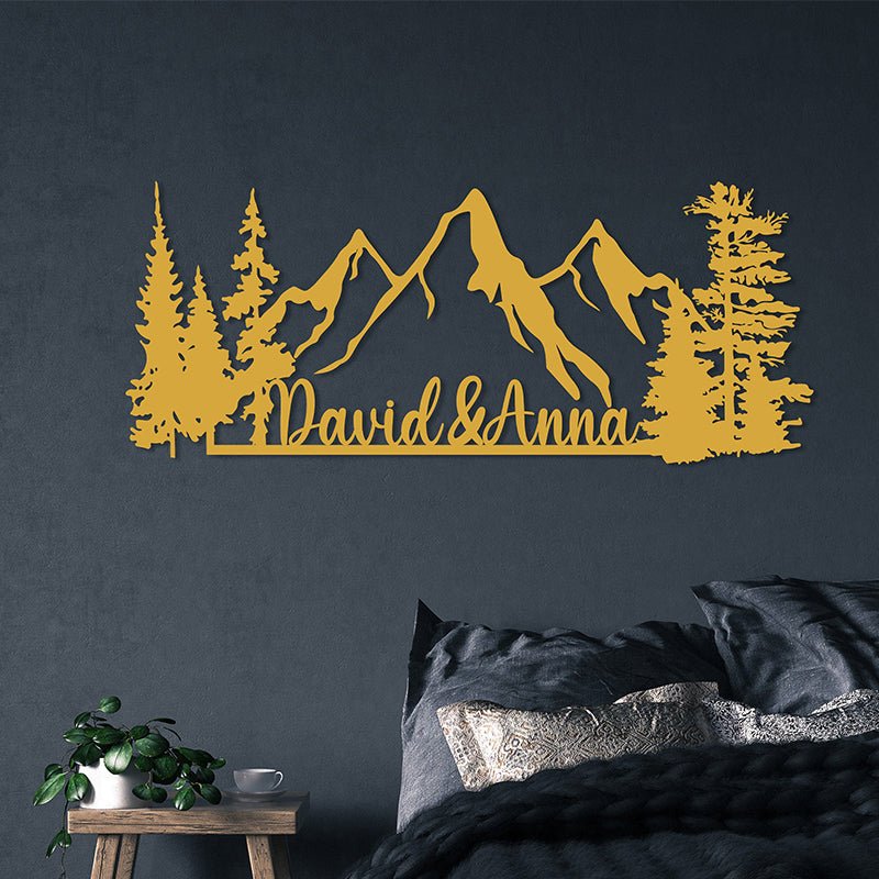 Custom Nature & Forest Alpine Metal Signs – Personalized Mountain Cabin Wall Art, Rustic Lodge Home Decoration, Outdoor Adventure Gift 99354368 - DiyGiftly