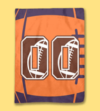 Custom Numbers & Names - Rugby Sports Blanket - Birthday Gifts 749712 - DiyGiftly