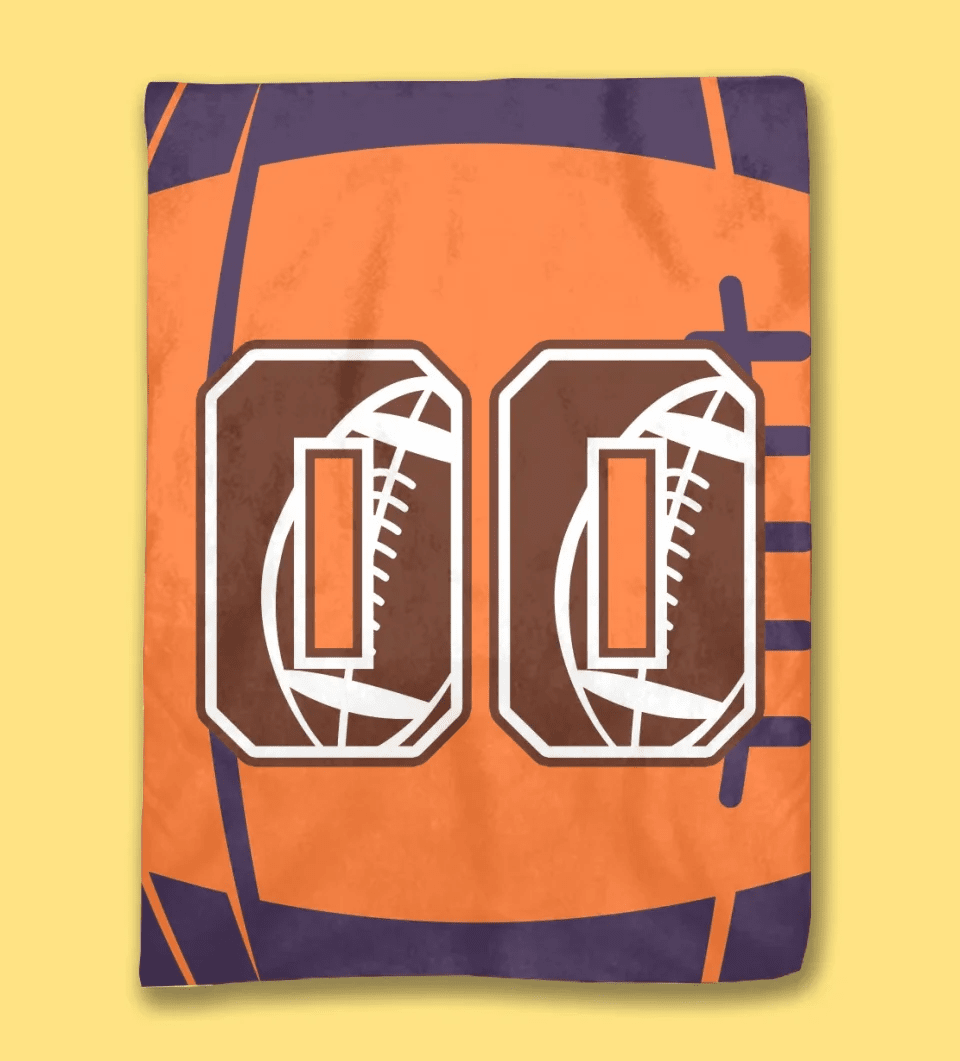 Custom Numbers & Names - Rugby Sports Blanket - Birthday Gifts 749712 - DiyGiftly