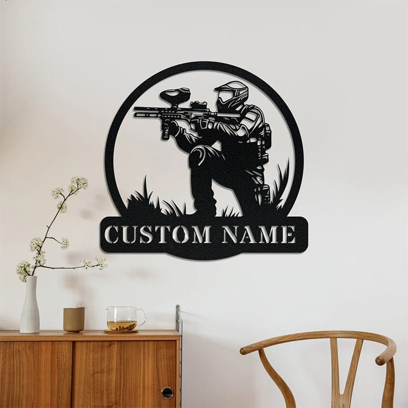 Custom Paintball Enthusiast Metal Sign LED Light Personalized Gaming Room Decoration Gift for Player 37693440 - DiyGiftly