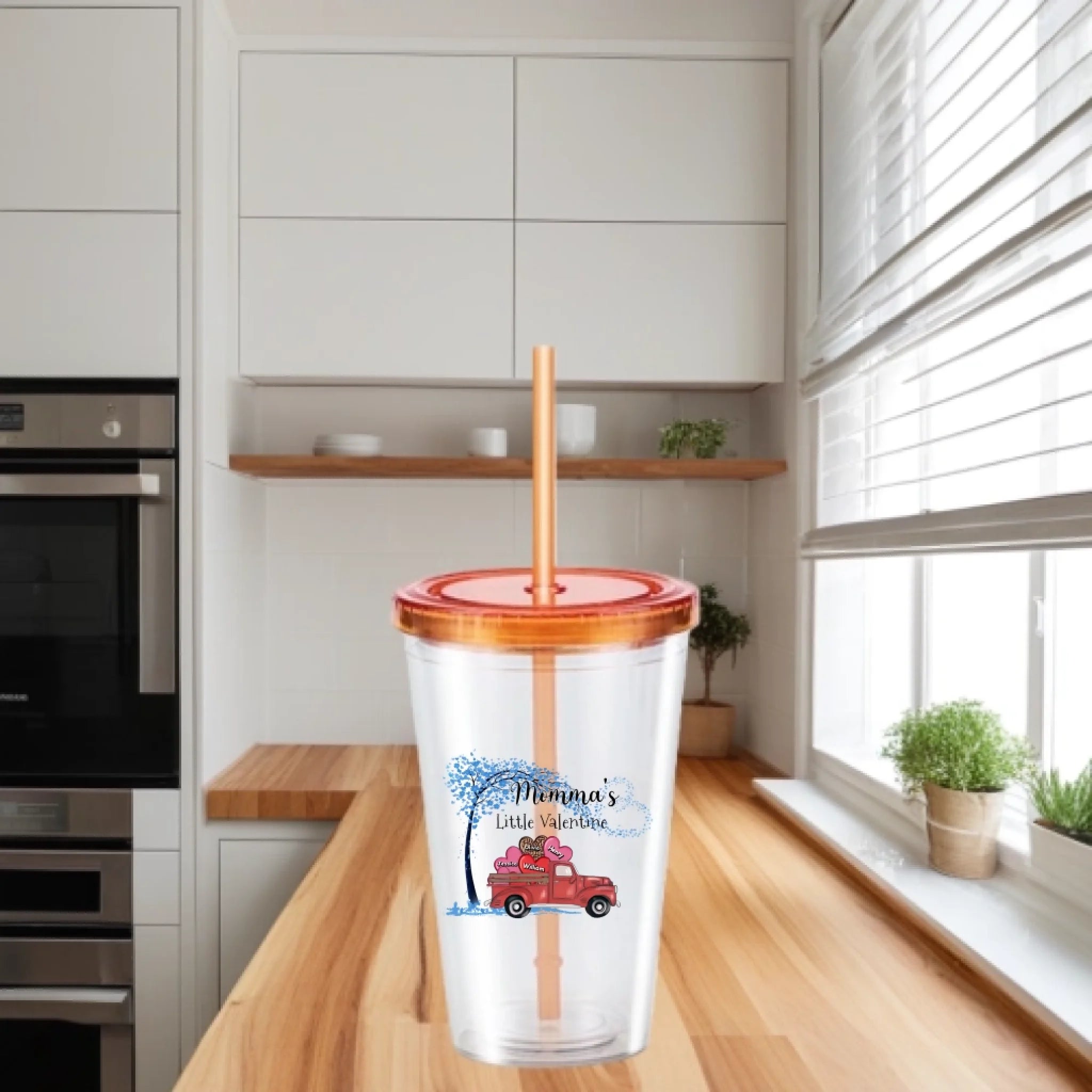 Custom Pattern Acrylic Insulated Tumbler with Name – Personalized Gift for Mom, Mother, or Grandma – Unique Reusable Cup for Birthday, Mother’s Day, or Christmas - DiyGiftly