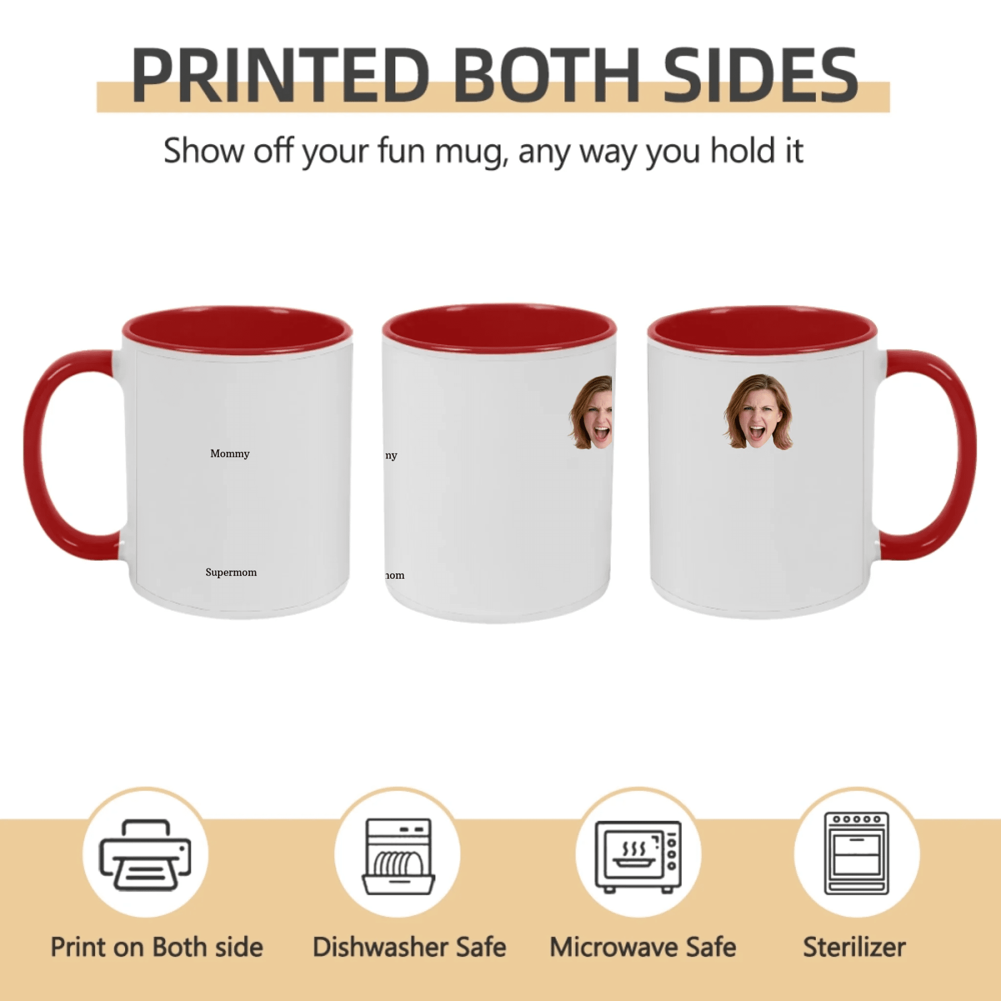 Custom Personalized Photo Mug - Be A Kind Kid - Thoughtful Gift for Mom 1121058 - DiyGiftly