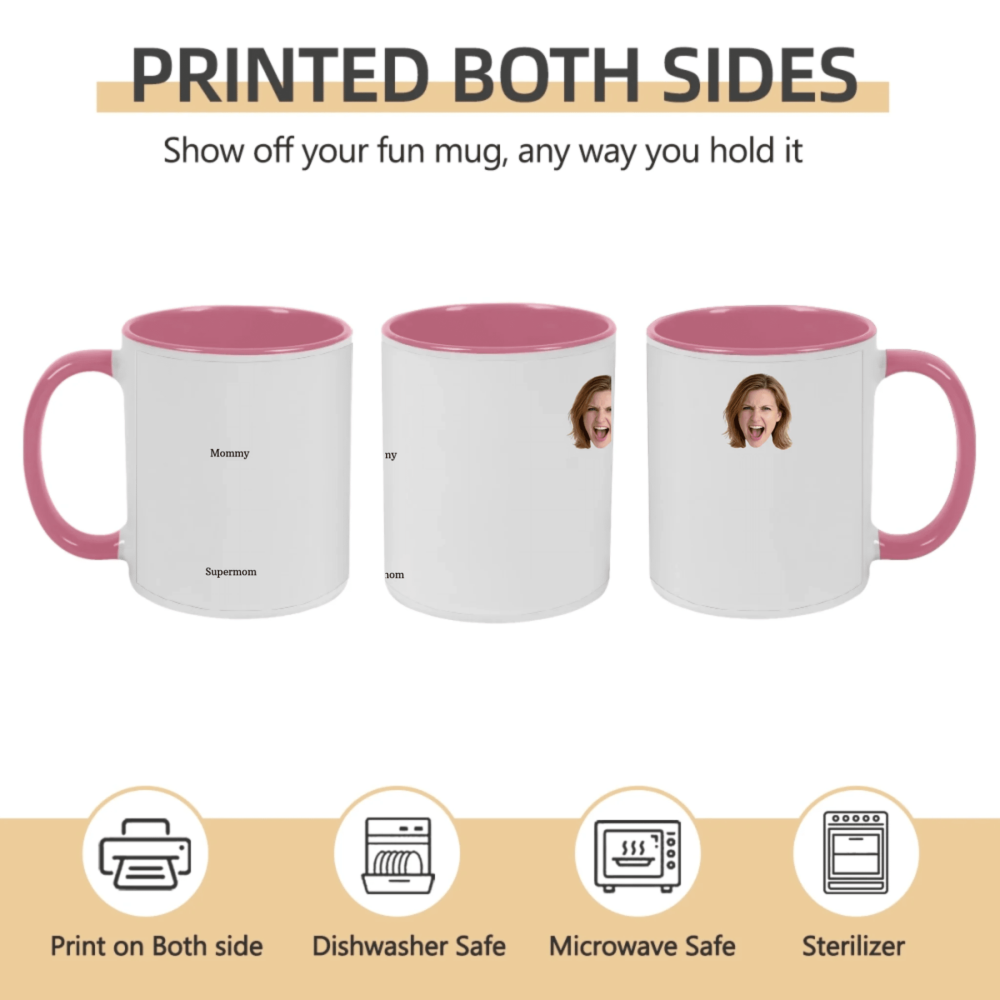 Custom Personalized Photo Mug - Be A Kind Kid - Thoughtful Gift for Mom 1121058 - DiyGiftly