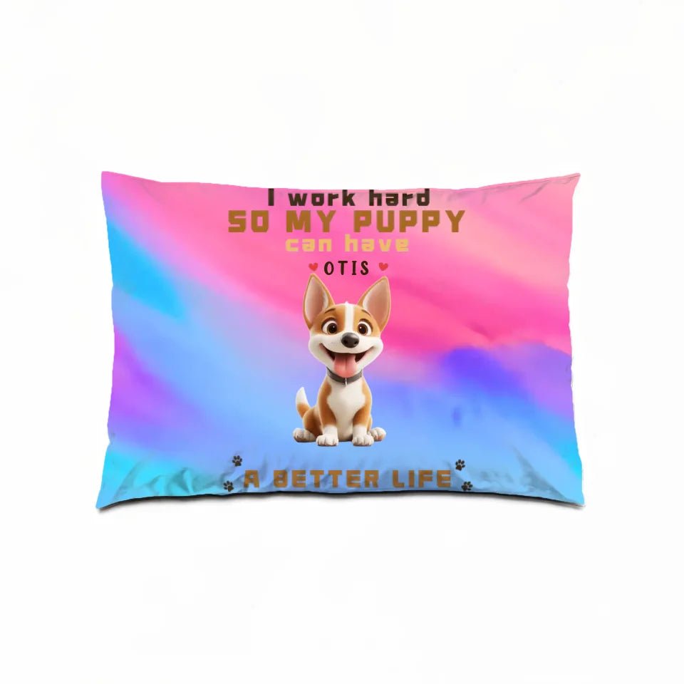 Custom Pet Dogs - Name Custom Throw Pillows - Birthday Gifts For Friends Dog Lovers 758955 - DiyGiftly