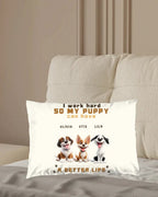 Custom Pet Dogs - Name Custom Throw Pillows - Birthday Gifts For Friends Dog Lovers 758955 - DiyGiftly