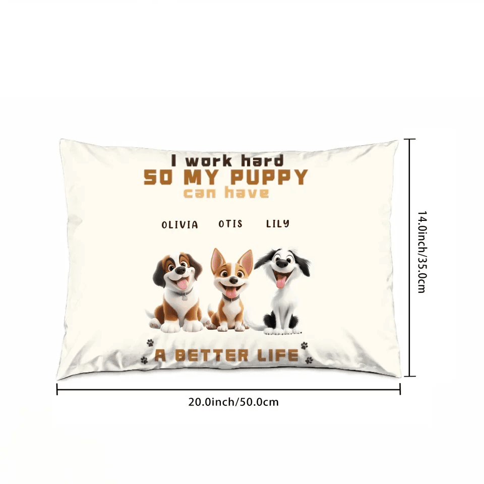 Custom Pet Dogs - Name Custom Throw Pillows - Birthday Gifts For Friends Dog Lovers 758955 - DiyGiftly