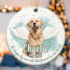 Custom Pet Face Memorial - Personalized Ceramic Photo Ornament 683477 - DiyGiftly