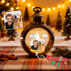 Custom Pet Photo Christmas Tree Ornament – Personalized Text Christmas Gift for Pet Lovers - DiyGiftly