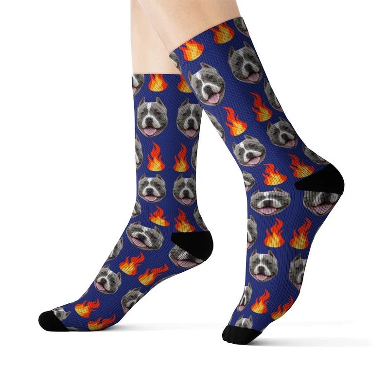 Custom Pet Socks - Put Your Cute Dog on Customized Socks, Dog Lovers, Dog GIft,Funny Dog Socks, Cute Dog Personalized,Father's Day Gift 71475712 - DiyGiftly