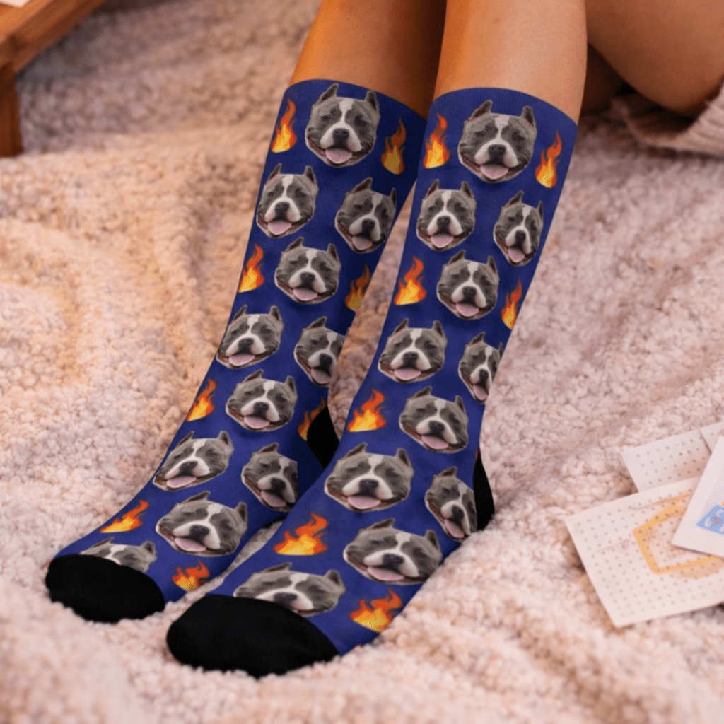 Custom Pet Socks - Put Your Cute Dog on Customized Socks, Dog Lovers, Dog GIft,Funny Dog Socks, Cute Dog Personalized,Father's Day Gift 71475712 - DiyGiftly