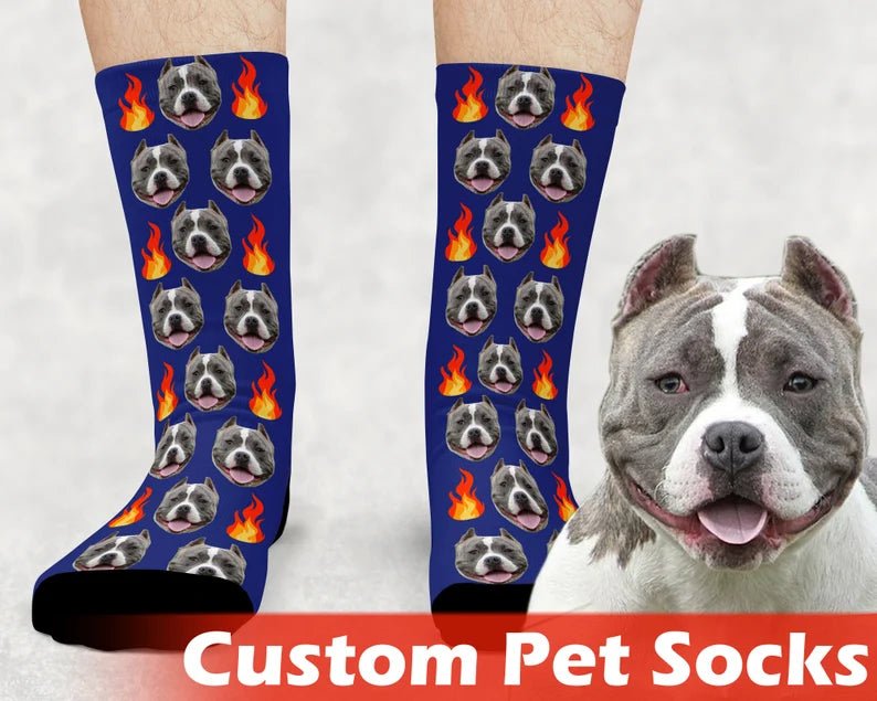 Custom Pet Socks - Put Your Cute Dog on Customized Socks, Dog Lovers, Dog GIft,Funny Dog Socks, Cute Dog Personalized,Father's Day Gift 71475712 - DiyGiftly