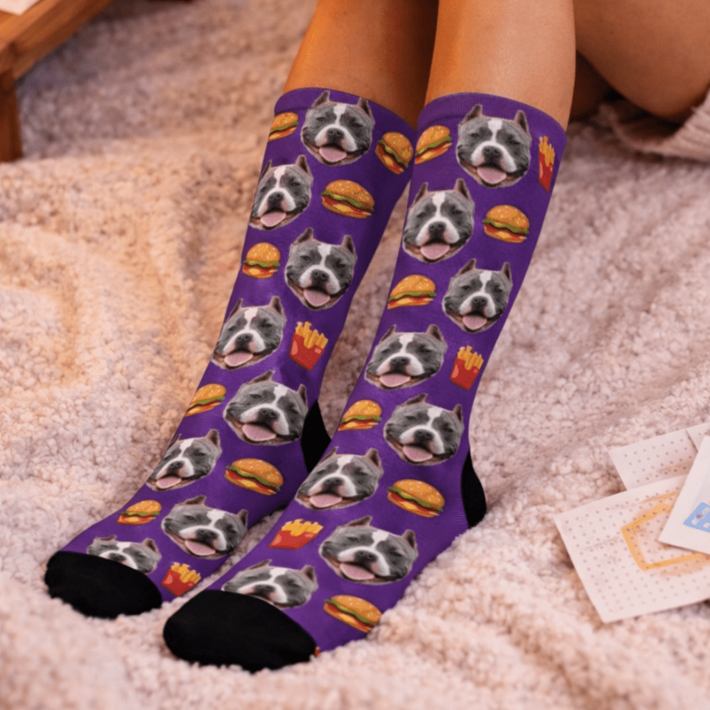 Custom Pet Socks,Put Your Cute Dog on Custom Socks,Dog Lover GIft,Dog Picture Socks,Personalized Socks,Food Socks,Class of 2025,Fathers Day 76381184 - DiyGiftly