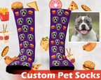 Custom Pet Socks,Put Your Cute Dog on Custom Socks,Dog Lover GIft,Dog Picture Socks,Personalized Socks,Food Socks,Class of 2025,Fathers Day 76381184 - DiyGiftly