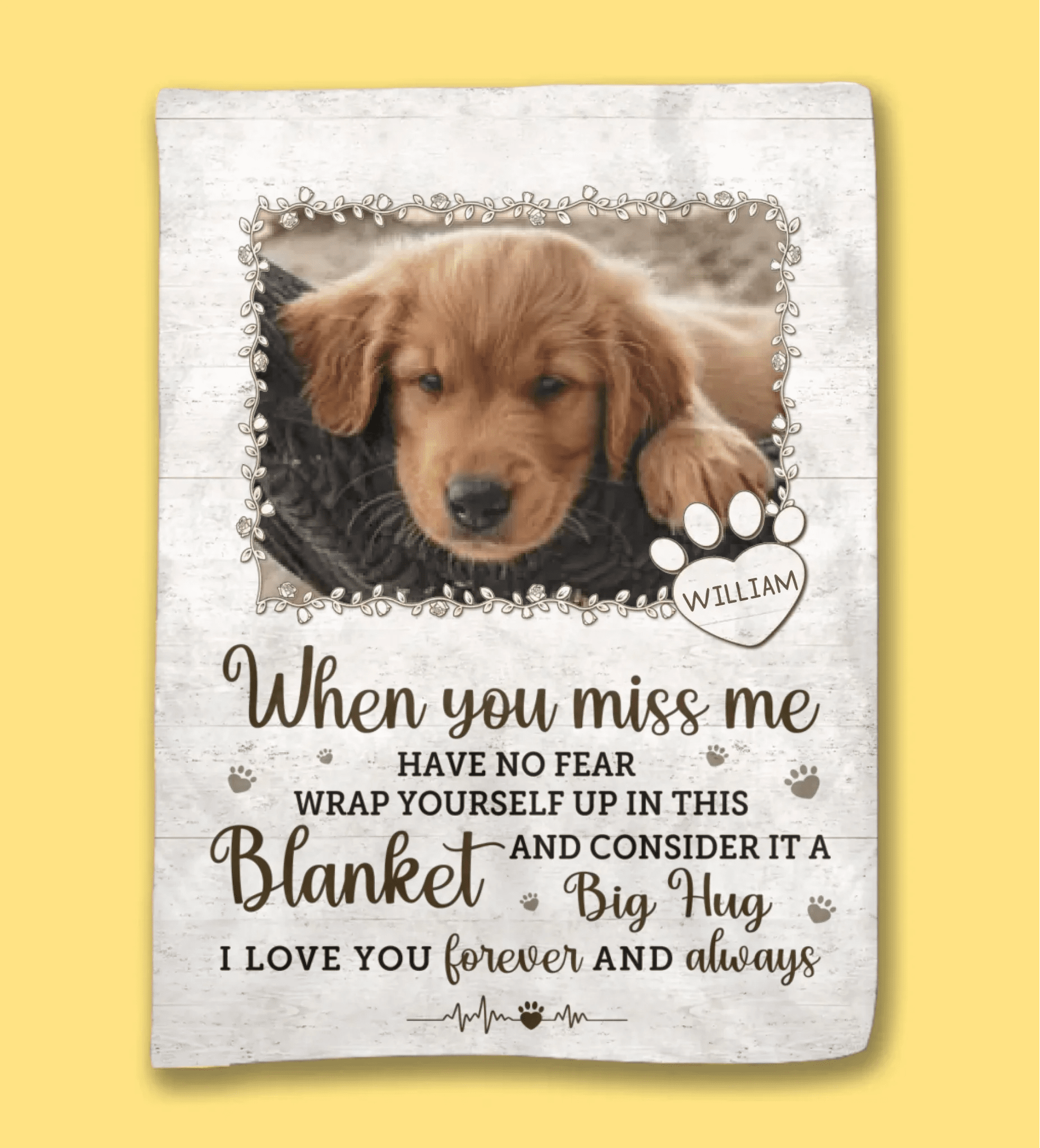personalized cat photo fleece blanket loss of cat gift soft cozy comfort