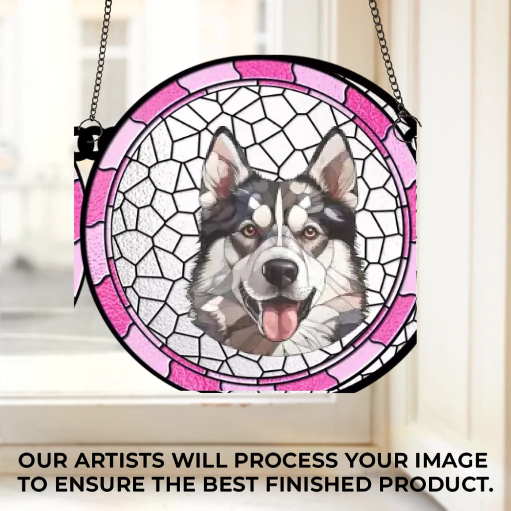 loss of cat gift personalized cat photo window hanging suncatcher memorial decor