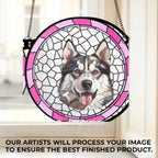 loss of cat gift personalized cat photo window hanging suncatcher memorial decor