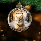 personalized cat photo acrylic ornament every star carries your light loss of cat gift