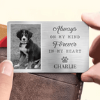 Custom Photo Aluminum Wallet Card – Personalized Pet Memorial Gifts for Dogs & Cats – Loss of Pet Sympathy Keepsake – Engraved Wallet Insert Tribute – “They Lived, They Loved, They Purred” 1054396 - DiyGiftly