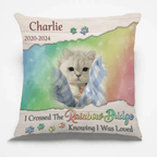 personalized cat photo pillow soft plush comfort loss of cat gift display keepsake