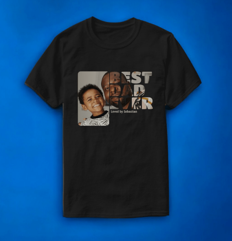 Custom Photo and Text Personalized Best Dad Ever T-Shirt – Unique Gift Tee for Father, Dad, or Grandpa, Personalized with Name or Picture, Perfect for Father’s Day, Birthday, Christmas, or Special Occasion 12075776 - DiyGiftly