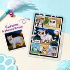 Custom Photo Anime - Style Double - Sided Game Card Personalized Gift for Pet Lovers - DiyGiftly