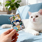 Custom Photo Anime - Style Double - Sided Game Card Personalized Gift for Pet Lovers - DiyGiftly