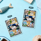 Custom Photo Anime - Style Double - Sided Game Card Personalized Gift for Pet Lovers - DiyGiftly