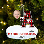 Custom Photo Baby's First Christmas Costumes - Personalized Cutout Acrylic Ornament 689284 - DiyGiftly
