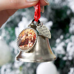 Custom Photo Bell Ornament with “You Are Always in My Heart” Tag – Christmas Keepsake Gift - DiyGiftly