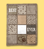 Custom Photo Best Dog Mom Ever - Gift For Pet Lovers - Personalized Fleece Blanket 721773 - DiyGiftly