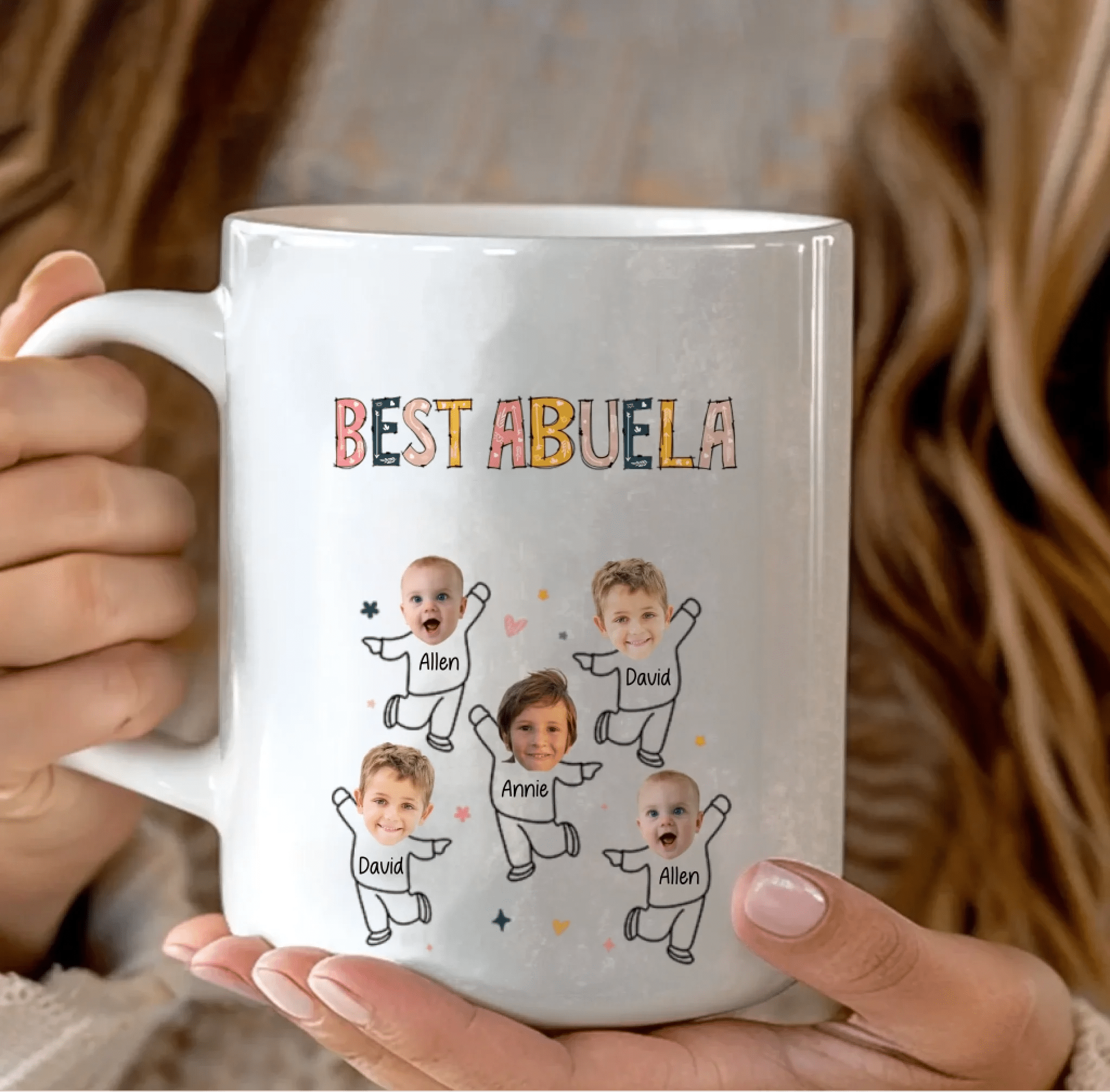 Best nana ever personalized photo mug birthday gift for grandparents