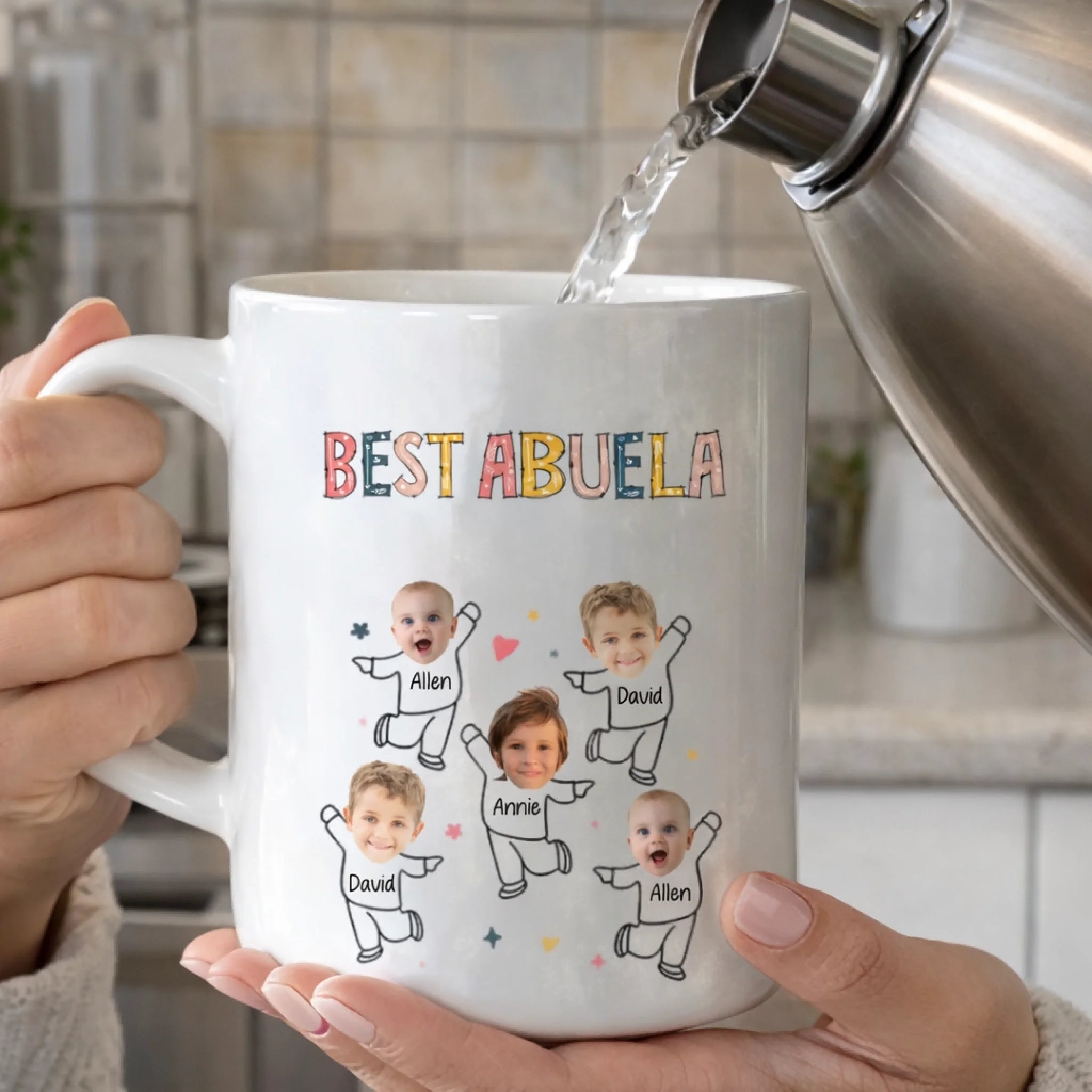 Best nana ever mug personalized photo ceramic mug