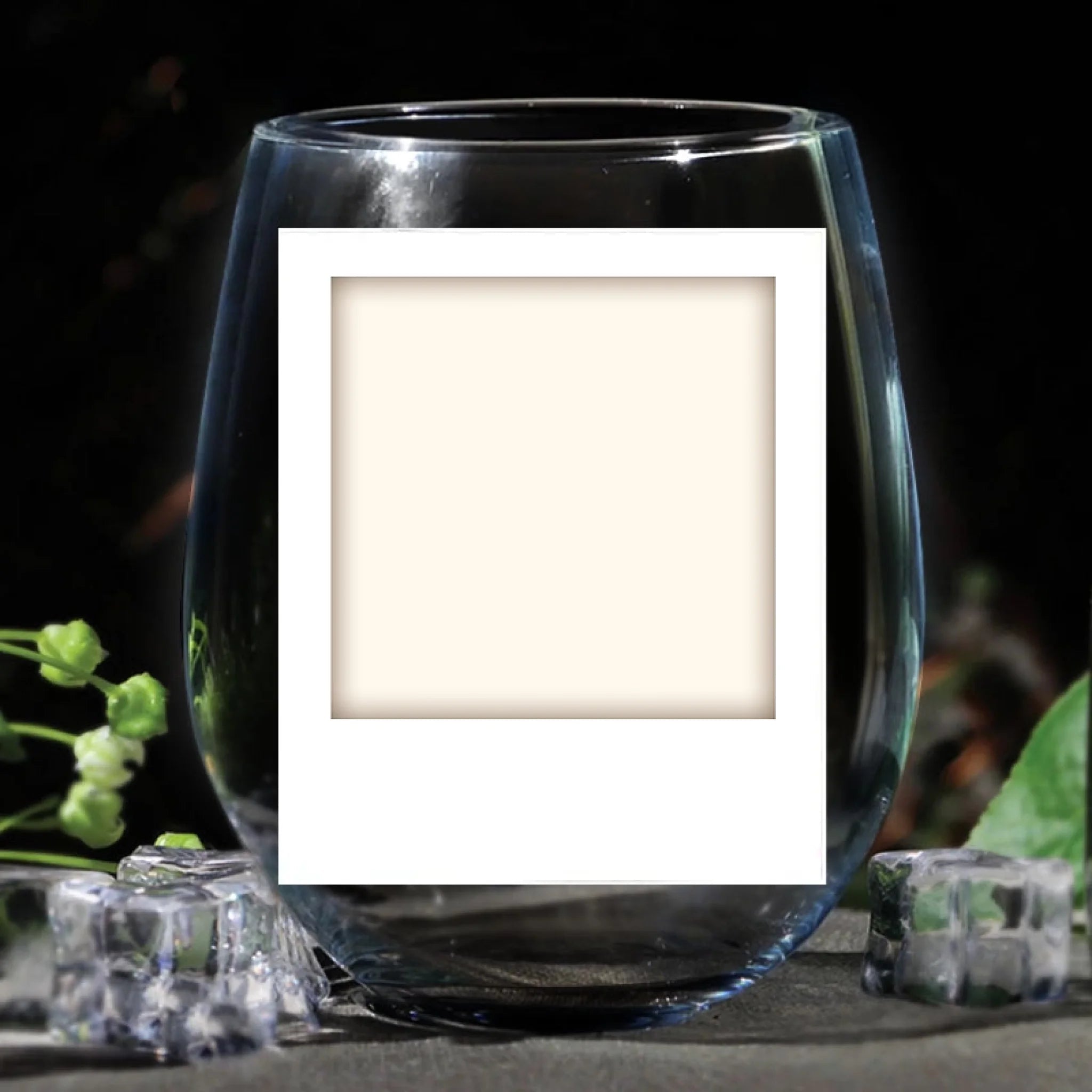 Custom Photo Besties Gray Scale - 'Right in the Throat' Personalized Stemless Wine Glass – Unique Gift for Best Friends, Memorable Keepsake for Special Moments 1108966 - DiyGiftly