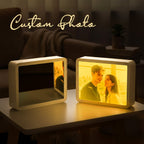 Custom Photo Bluetooth Speaker Music Mirror Lamp – Personalized Christmas Gift with Light & Sound - DiyGiftly