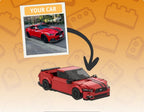 Custom Photo Car Brick Figure Set with Car Model & Personalized License Plate – Unique Birthday & Valentine’s Gift for Car Lovers - DiyGiftly