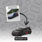 Custom Photo Car Brick Figure Set with Car Model & Personalized License Plate – Unique Birthday & Valentine’s Gift for Car Lovers - DiyGiftly
