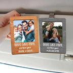 Custom Photo Car Visor Clip, Best Dad Ever Custom Photo Frame Visor Clip, Dad Photo Magnet, Gift for Dad from Son, Drive Safe Gift Papa Gift 65361152 - DiyGiftly