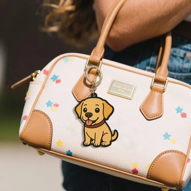 Custom Photo Cartoon Keychain Bag Charm Personalized from Your Photo Unique Keepsake Valentines Gift for Her - DiyGiftly