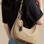 Custom Photo Cartoon Keychain Bag Charm Personalized from Your Photo Unique Keepsake Valentines Gift for Her - DiyGiftly