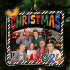 Custom Photo Christmas 2024 - Personalized Custom Acrylic Ornament 718669 - DiyGiftly