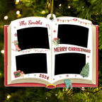 Custom Photo Christmas Family Memories - Personalized Custom Shaped Acrylic Ornament 715633 - DiyGiftly