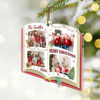 Custom Photo Christmas Family Memories - Personalized Custom Shaped Acrylic Ornament 715633 - DiyGiftly