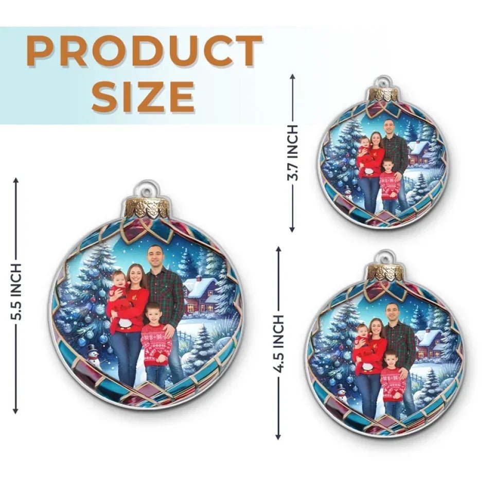 Custom Photo Christmas Good Cheer Is Found With Family - Family Personalized Custom Ornament - Wood, Acrylic Custom Shaped - Christmas Gift For Family Members 677891 - DiyGiftly